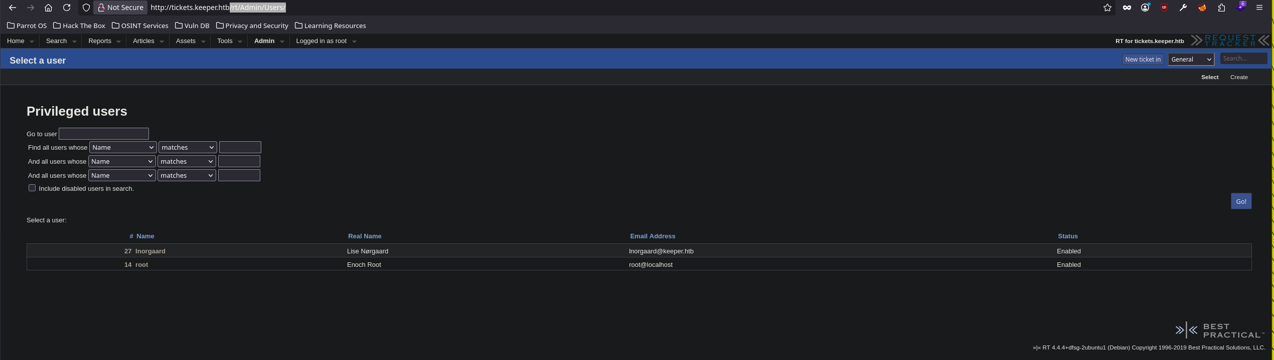 Desktop View